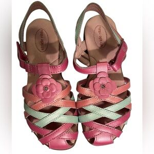NWOT Stride Rite Pink and Blue Sandals